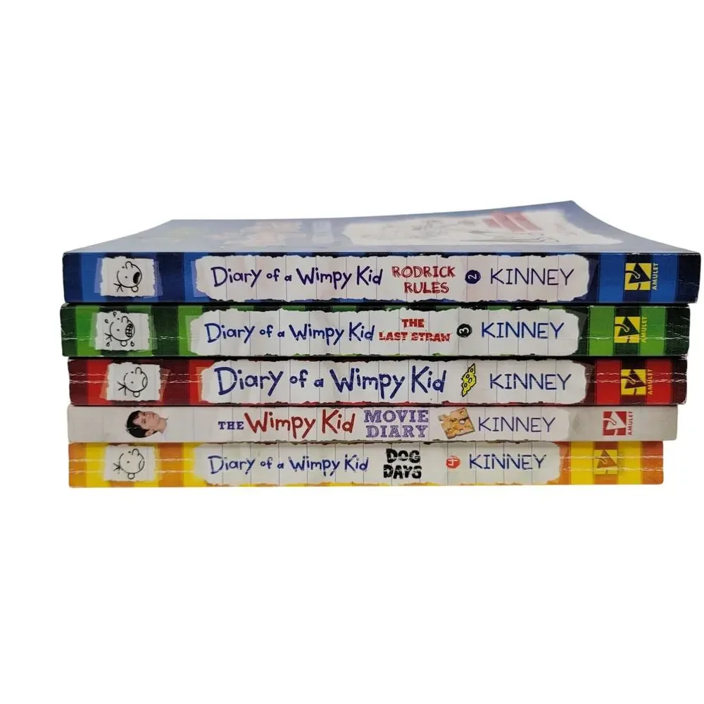 Diary of a Wimpy Kid Books Lot of 5 - Jeff‎ Kinney